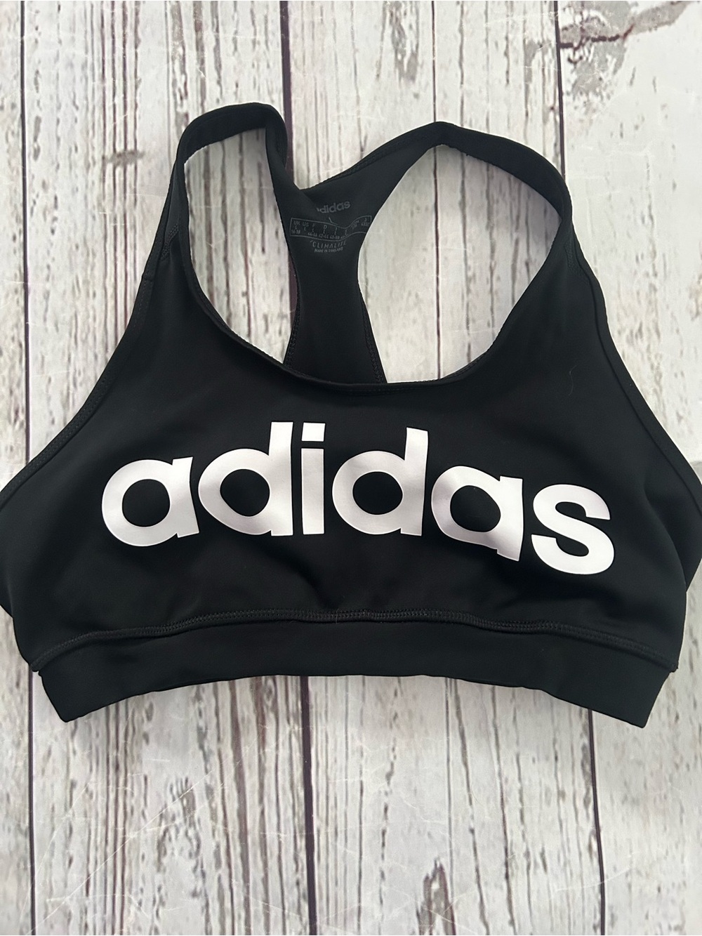 Adidas Black Sports Bra